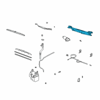 OEM 2007 Toyota Highlander Linkage Assembly Diagram - 85150-48060