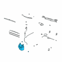 OEM Toyota Washer Reservoir Diagram - 85315-48040