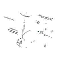 OEM 2005 Toyota Highlander Washer Hose Joint Diagram - 85375-33070