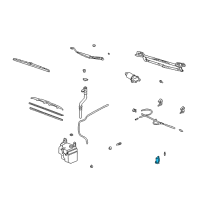 OEM 2005 Lexus IS300 Motor And Pump Assy, Windshield Washer Diagram - 85330-20470