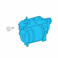 OEM 2007 Dodge Ram 2500 Starter Motor Diagram - 56029274AA