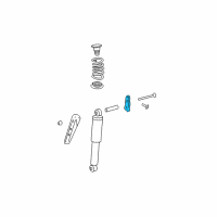 OEM 2008 Buick Enclave Shock Rear Bracket Diagram - 15232948