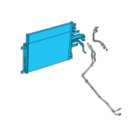 OEM Ram Transmission Oil Cooler Diagram - 68184883AA