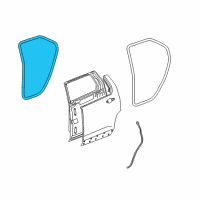 OEM 2010 GMC Terrain Weatherstrip On Body Diagram - 22774577