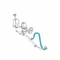 OEM 1999 Chevrolet Cavalier Hose, P/S Gear Inlet Diagram - 26060001