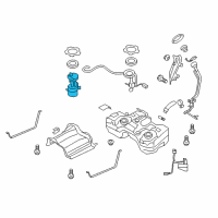 OEM 2008 Nissan Rogue Electric In Tank Fuel Pump Diagram - 17040-JM10C