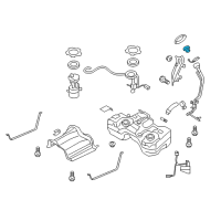OEM 2017 Infiniti QX70 Cap Assembly - Filler Diagram - 17251-4BA0B