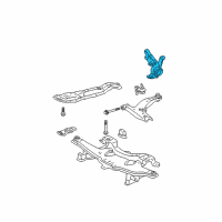 OEM 2003 Toyota Corolla Knuckle Diagram - 43212-19015