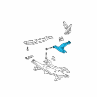 OEM 2004 Toyota Corolla Lower Control Arm Diagram - 48068-20390