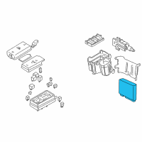 OEM 2003 Cadillac DeVille Body Control Module Assembly Diagram - 10384360