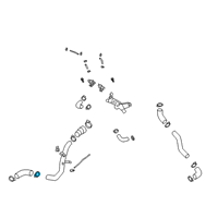 OEM Kia Clamp-Hose Diagram - 282923A075