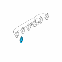 OEM 2001 Dodge Ram 2500 Gasket-Exhaust Manifold Diagram - 5015719AA