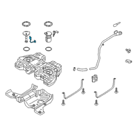 OEM Lincoln MKX Fuel Gauge Sending Unit Diagram - F2GZ-9A299-B
