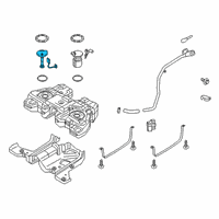 OEM Lincoln MKX Fuel Pump Diagram - F2GZ-9275-A