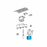 OEM 1998 Chevrolet Malibu Module Asm, Powertrain Control (Remanufacture) Req Reprog Diagram - 16245305