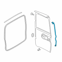 OEM 2018 Ram ProMaster City Strip-Cargo Door Diagram - 68415242AA