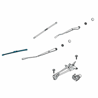 OEM 2022 Ford Escape BLADE ASY - WIPER Diagram - LJ6Z-17528-A