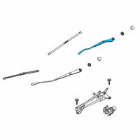 OEM 2022 Ford Escape ARM ASY - WIPER Diagram - LJ6Z-17527-A