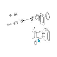 OEM Dodge Sprinter 3500 Cover-Mirror Flag Diagram - 5103675AA