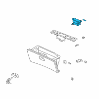 OEM 1997 Honda Accord Lamp Assy., Glove Box Diagram - 34254-SW5-003