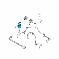 OEM Ford Reservoir Assembly Diagram - YL8Z-3A697-BA