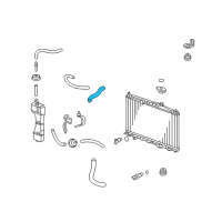 OEM 2011 Honda Insight Hose, Water (Upper) Diagram - 19501-RBJ-000