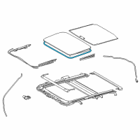 OEM Lexus IS250 WEATHERSTRIP, SLIDIN Diagram - 63251-53061