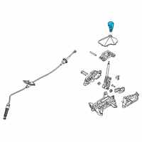 OEM 2021 Hyundai Veloster Knob Assembly-Gear Shift Lever Diagram - 46720-J3110-RWS