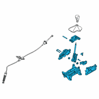 OEM 2019 Hyundai Veloster Lever Assembly-Automatic Transmission Diagram - 46700-J3210