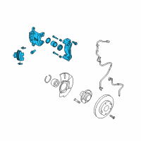 OEM 2011 Hyundai Tucson Brake Assembly-Front, RH Diagram - 58130-2S550