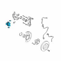 OEM 2012 Hyundai Tucson Front Disc Brake Pad Kit Diagram - 58101-2SA51