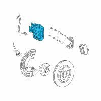 OEM 2007 Mercury Montego Caliper Diagram - 6F9Z-2552-AB