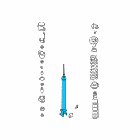 OEM 2004 Infiniti Q45 ABSORBER Kit-Shock, Rear Diagram - 56210-AR027