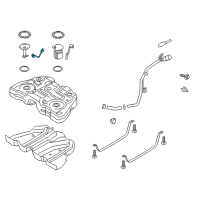 OEM 2013 Lincoln MKZ Fuel Gauge Sending Unit Diagram - DG9Z-9A299-E