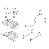 OEM Lincoln MKZ Fuel Gauge Sending Unit Diagram - DG9Z-9A299-C