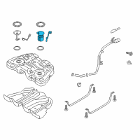 OEM 2013 Ford Fusion Fuel Pump Diagram - DG9Z-9H307-T