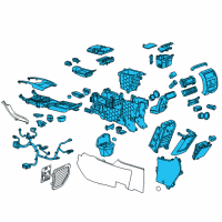 OEM 2016 Cadillac SRX Center Console Diagram - 23127794