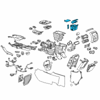 OEM Cadillac SRX Holder Asm-Front Floor Compartment Cup Diagram - 20964938