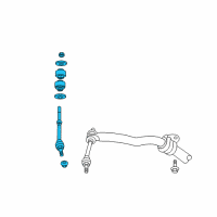 OEM 2007 Dodge Ram 2500 Link Kit-STABILIZER Bar Diagram - 68001734AB