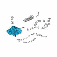 OEM 2005 Acura RSX Tank, Fuel Diagram - 16050-S6M-A03