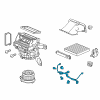 OEM Honda HR-V Sub-Wire, Heater Diagram - 80650-T7W-A00