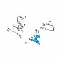 OEM 2018 Nissan 370Z Link Complete-Transverse, Rh Diagram - 54500-1EA3B