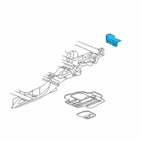 OEM 2005 Buick Rainier Shield-Engine Splash Diagram - 15766372