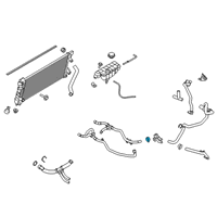 OEM 2018 Ford Expedition Inlet Hose Clamp Diagram - -W527361-S444