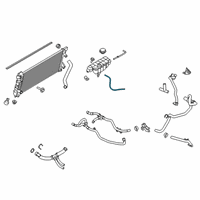 OEM 2021 Lincoln Navigator Reservoir Hose Diagram - HL3Z-8A365-A