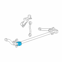 OEM 2001 Ford Excursion Stabilizer Bar Insulator Diagram - YC3Z-5484-BA