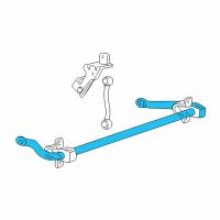 OEM 2003 Ford Excursion Stabilizer Bar Diagram - YC3Z-5482-BA