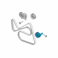 OEM Ford Escape Serpentine Idler Pulley Diagram - AL8Z-8678-AA