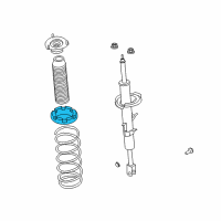 OEM 2006 Nissan 350Z Rear Spring Seat-Rubber Diagram - 54034-AL500