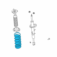 OEM Infiniti G35 Front Spring Diagram - 54010-CM30B